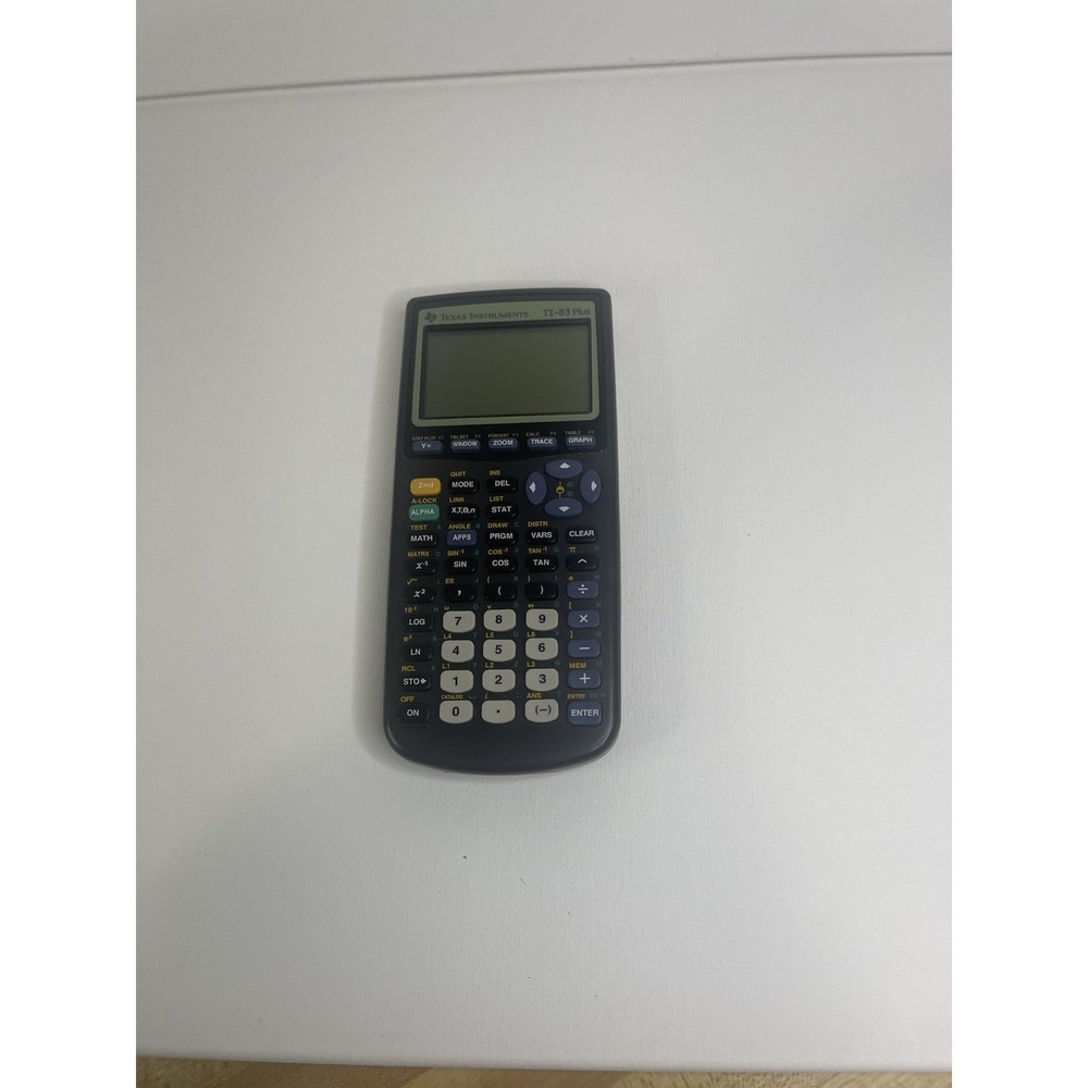 Texas‎ Instruments TI-83 Plus Graphing Calculator - Black Tested Works